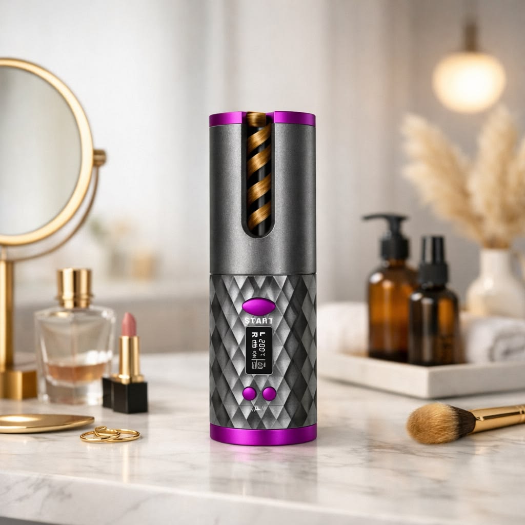 Optimistic CurlGlow™ Automatic Rotating Hair Curler
