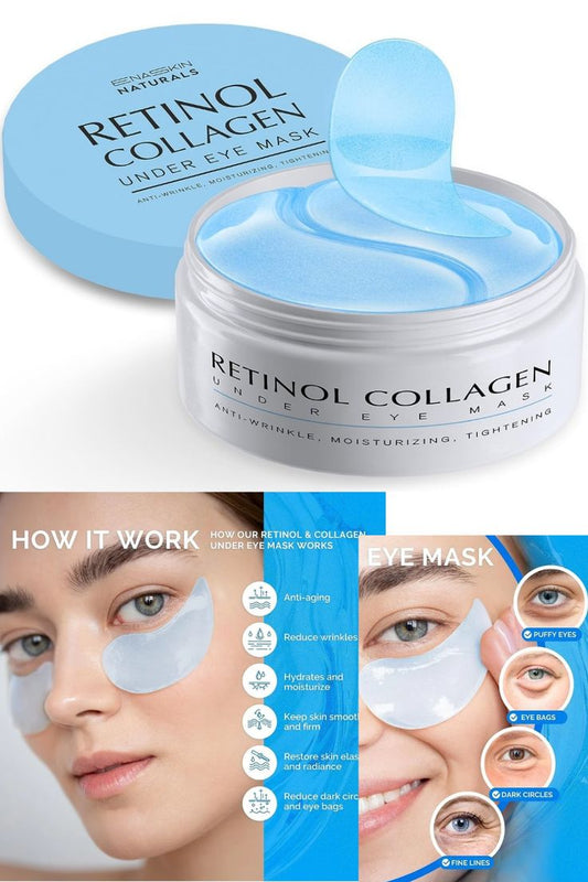 Optimistic EyeGlow™ Collagen Retinol Eye Masks  Other options: