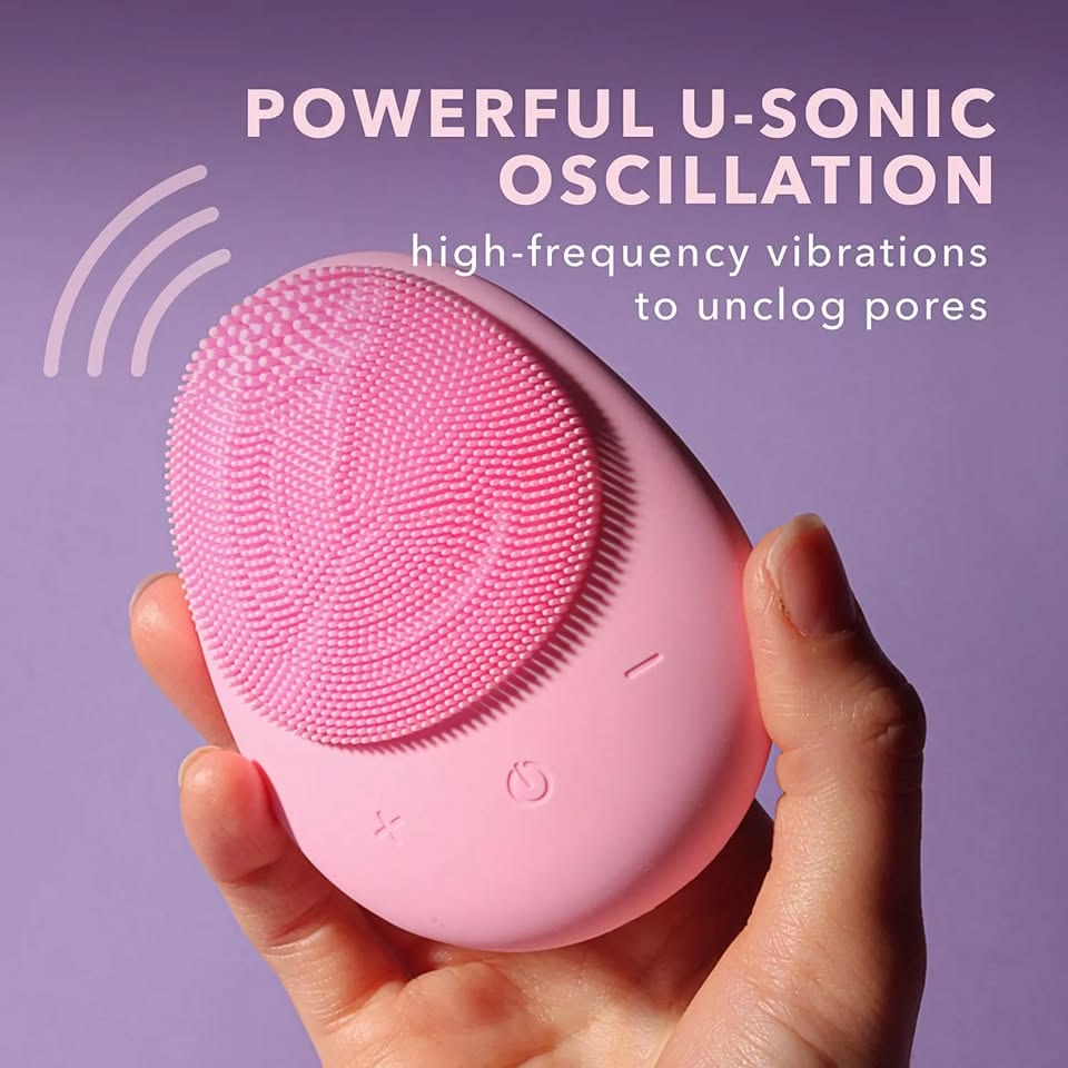 Optimistic SonicGlow™ Facial Cleansing Scrubber