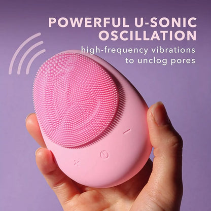 Optimistic SonicGlow™ Facial Cleansing Scrubber