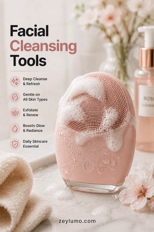 Optimistic SonicGlow™ Facial Cleansing Scrubber