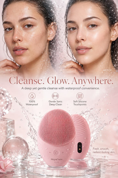 Optimistic SonicGlow™ Facial Cleansing Scrubber