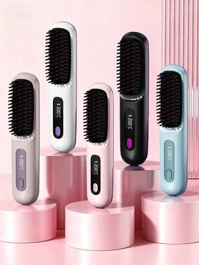 Optimistic StyleGlow™ Cordless Straightening Comb