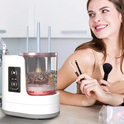 Optimistic BrushGlow™ 3-in-1 Electric Brush Cleaner & Dryer