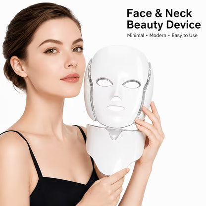 Optimistic LumiGlow™ 7-in-1 LED Face & Neck Beauty Device